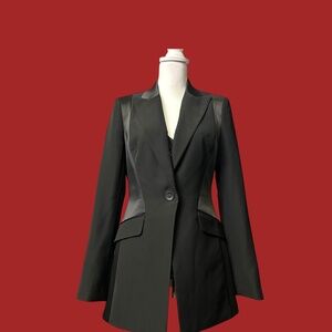Bebe Ladies Black Tuxedo Blazer